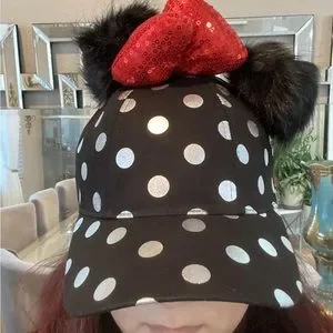 Disney | Accessories | Nwt Disney Minnie Mouse Polka Dot Pom  display picture 3